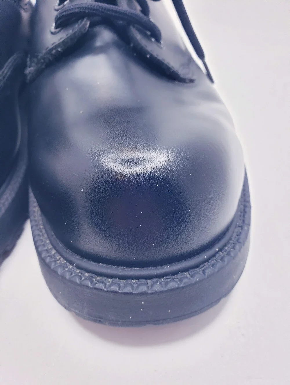 Skechers black leather